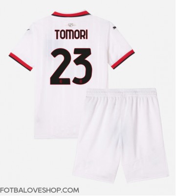 AC Milan Fikayo Tomori #23 Dětské Venkovní Dres 2024-25 Krátký Rukáv (+ trenýrky)
